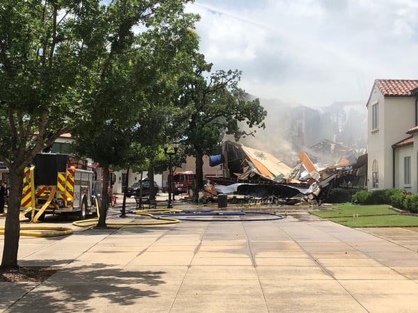 Colleyville Village Fire Total Destruction
