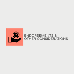 Texas Business Insurance Endorsements & Other Considerations