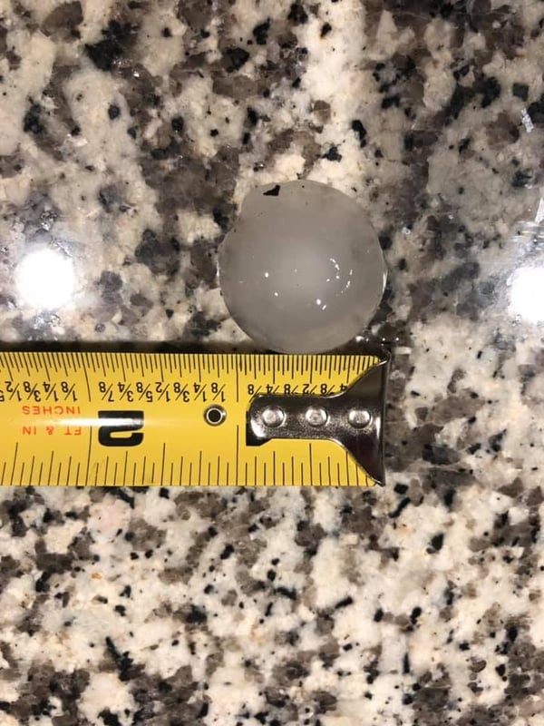 Hail Size By Tape