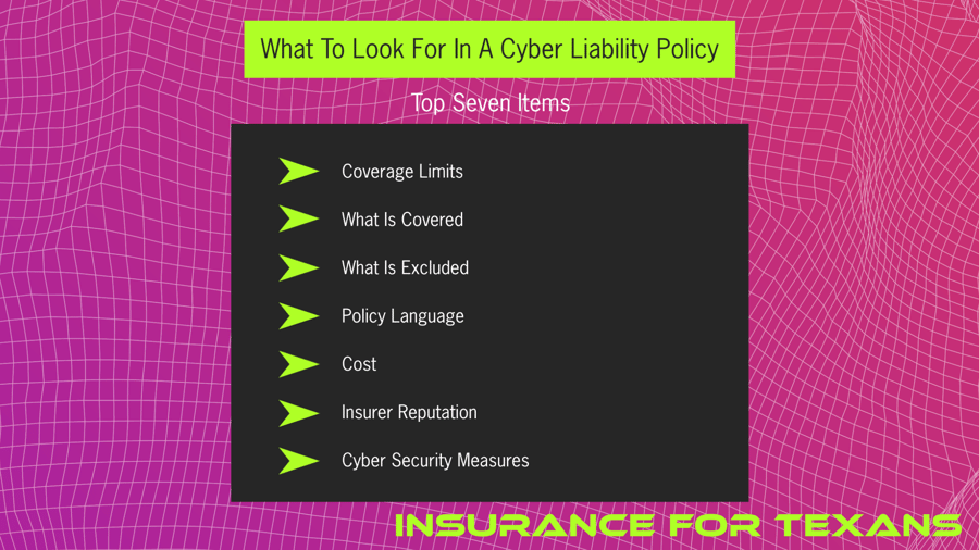 What To Look For In A Cyber Liability Policy