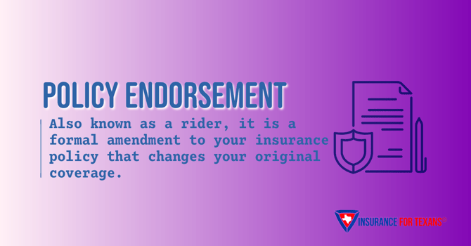 insurance endorsement