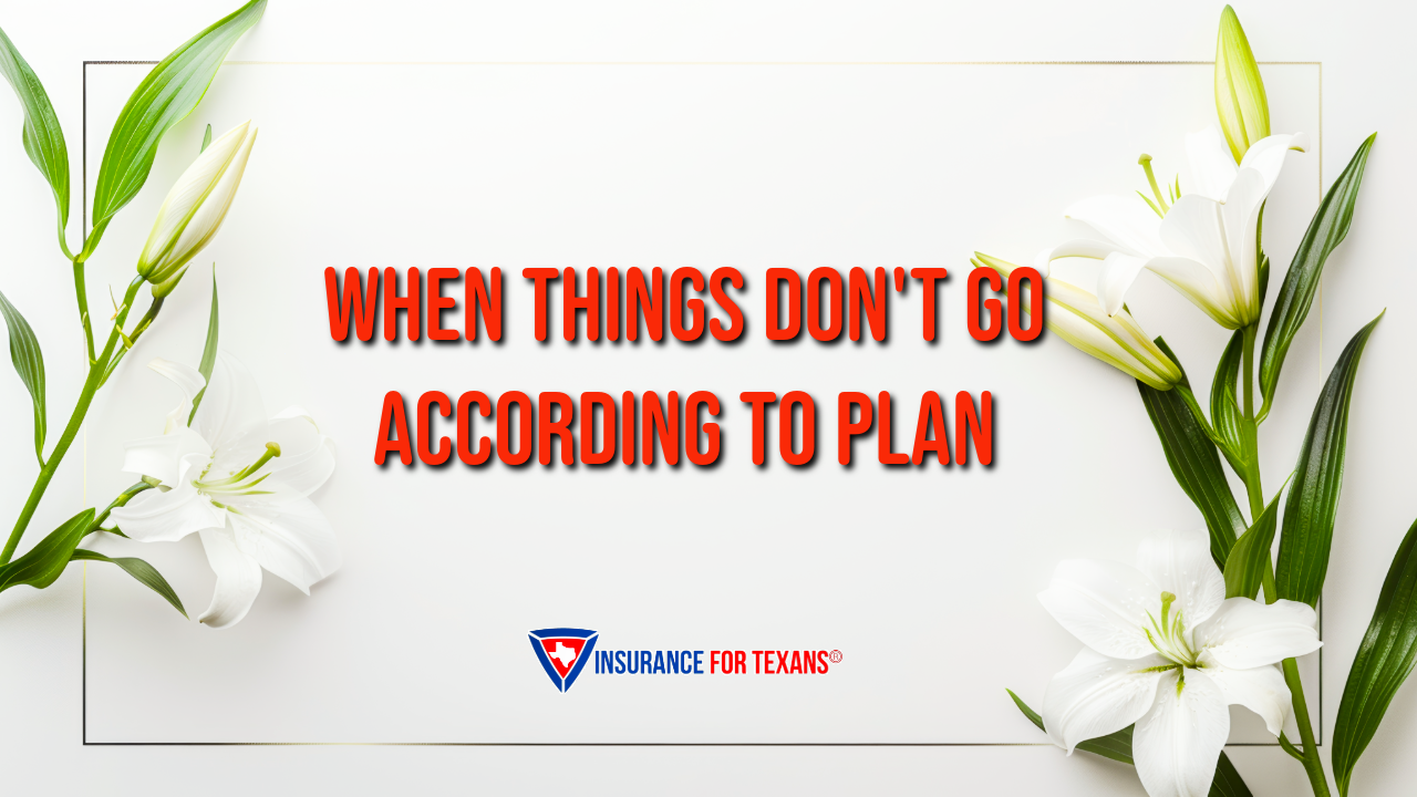 When things don't go according to plan 