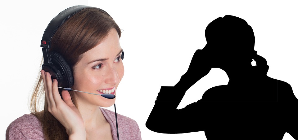 call center woman